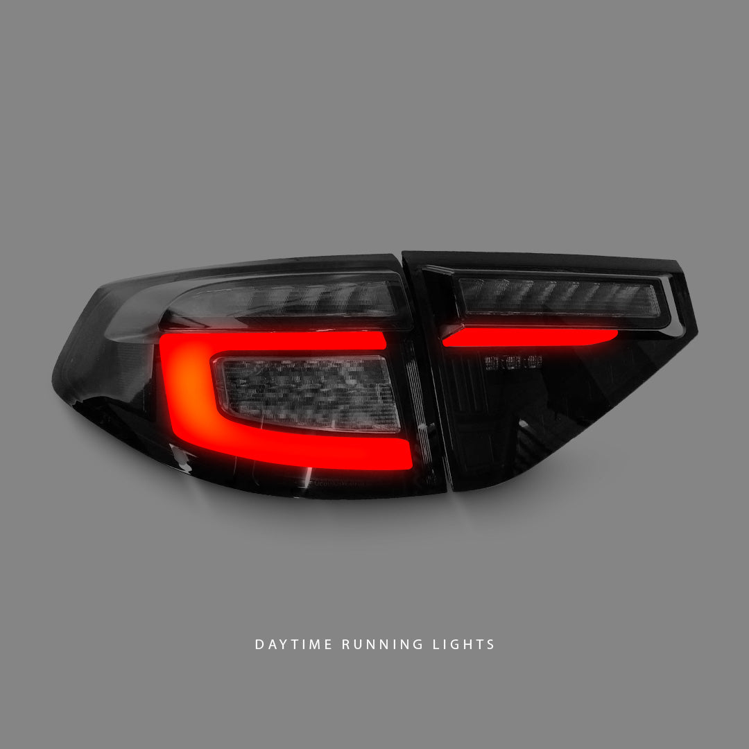 Subaru WRX STI GR (2008 - 2013) Sequential Black Edition 3D Dynamic Indicator LED Tail Lights LH + RH
