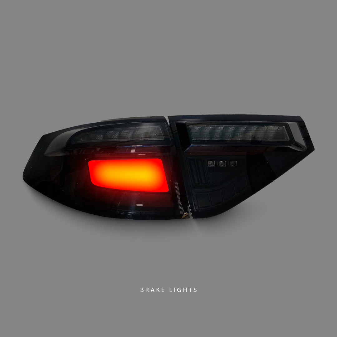 Subaru WRX STI GR (2008 - 2013) Sequential Black Edition R Dynamic Indicator LED Tail Lights LH + RH