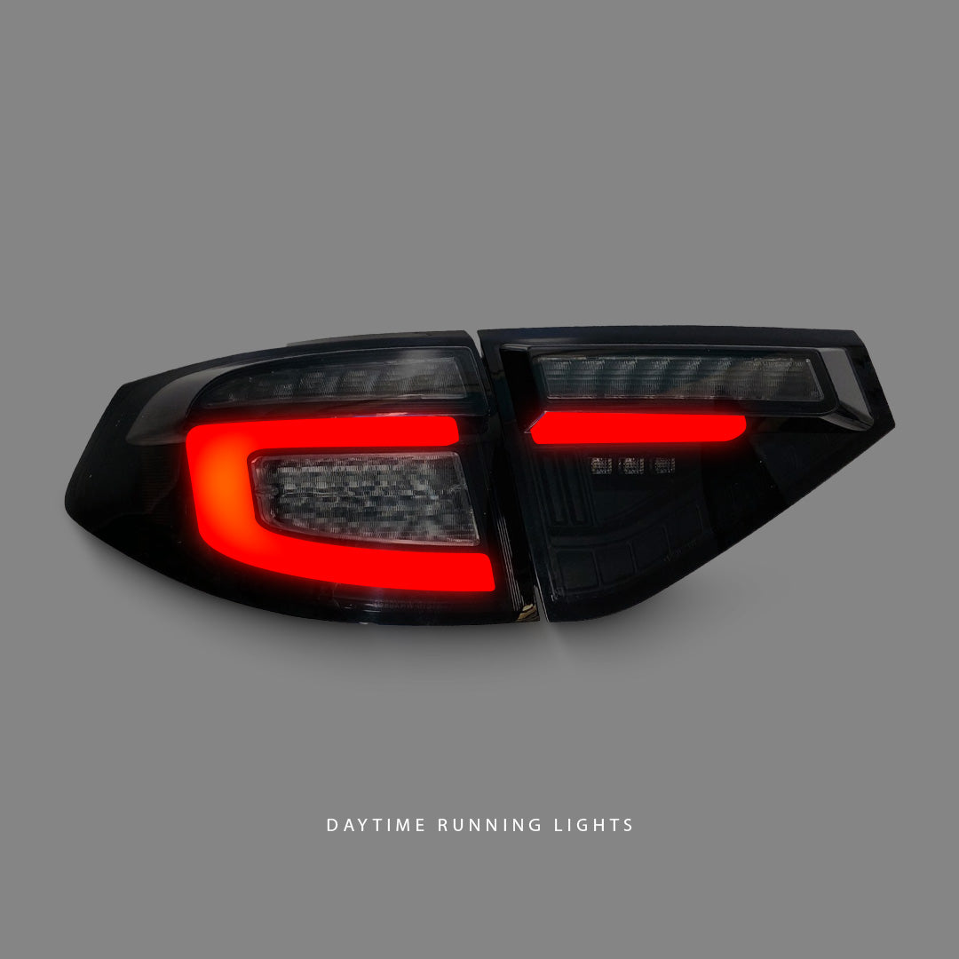 Subaru WRX STI GR (2008 - 2013) Sequential Black Edition R Dynamic Indicator LED Tail Lights LH + RH