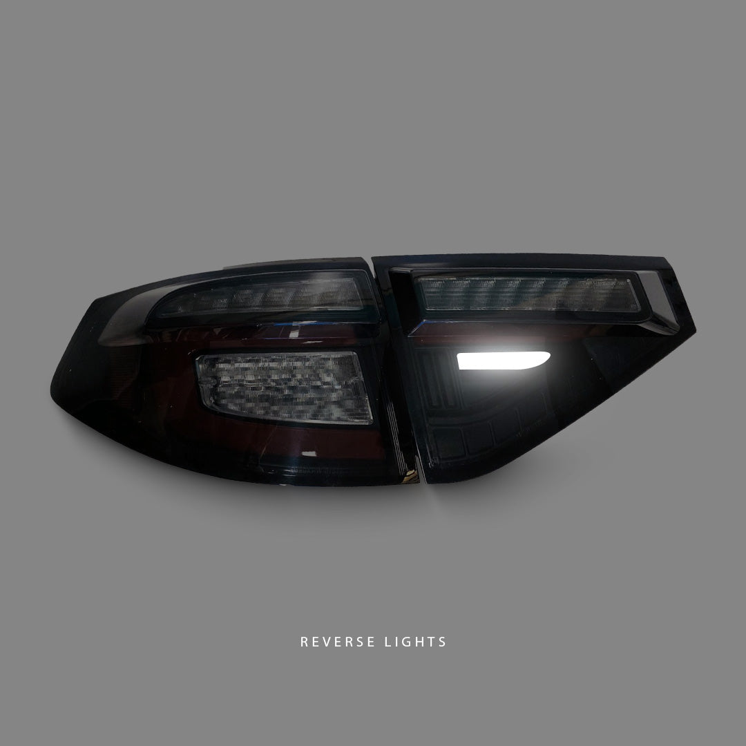 Subaru WRX STI GR (2008 - 2013) Sequential Black Edition R Dynamic Indicator LED Tail Lights LH + RH