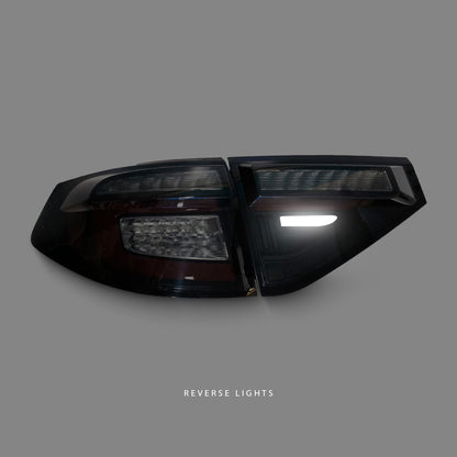 Subaru WRX STI GR (2008 - 2013) Sequential Black Edition R Dynamic Indicator LED Tail Lights LH + RH