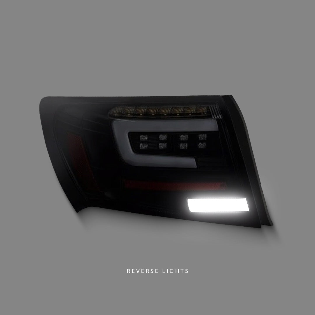 Subaru Impreza GR (2008 - 2013) Sequential Black Edition LED Dynamic Signal Tail Lights LH + RH