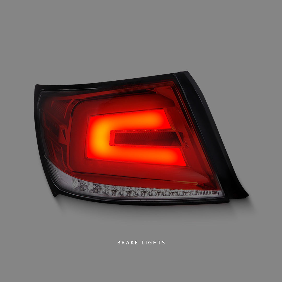 Subaru Impreza GR (2008 - 2013) Sequential Clear Red LED Tail Lights LH + RH