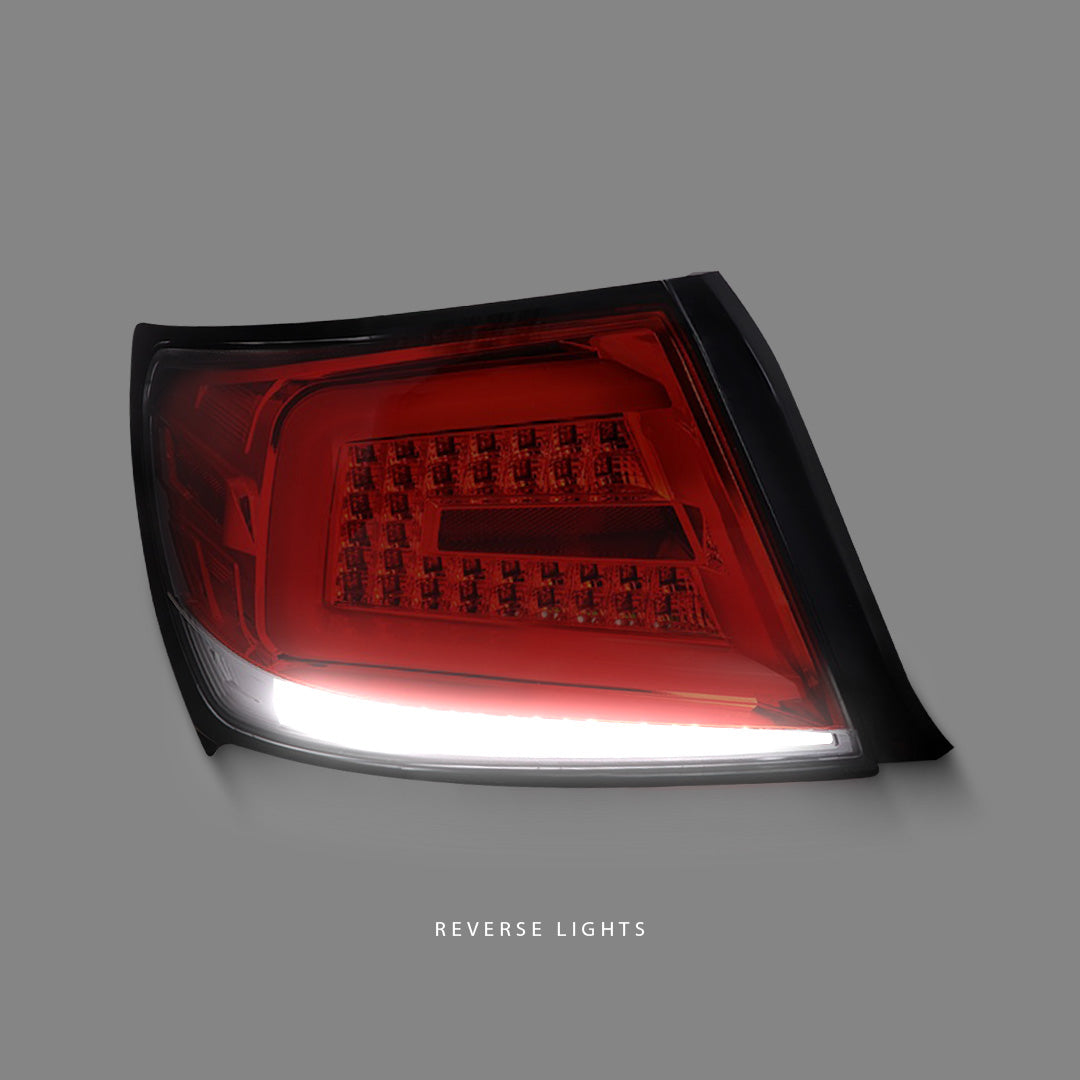Subaru Impreza GR (2008 - 2013) Sequential Clear Red LED Tail Lights LH + RH