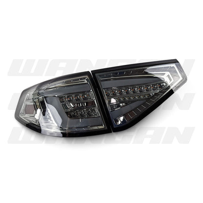 Subaru WRX STI GR (2008 - 2013) Sequential Smoke 3D LED Dynamic Signal Tail Lights LH + RH