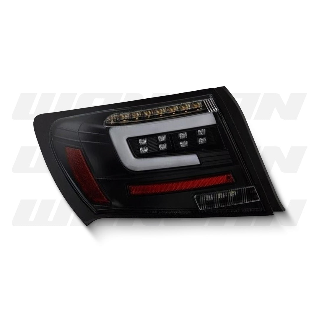 Subaru Impreza GR (2008 - 2013) Sequential Black LED Dynamic Signal Tail Lights LH + RH