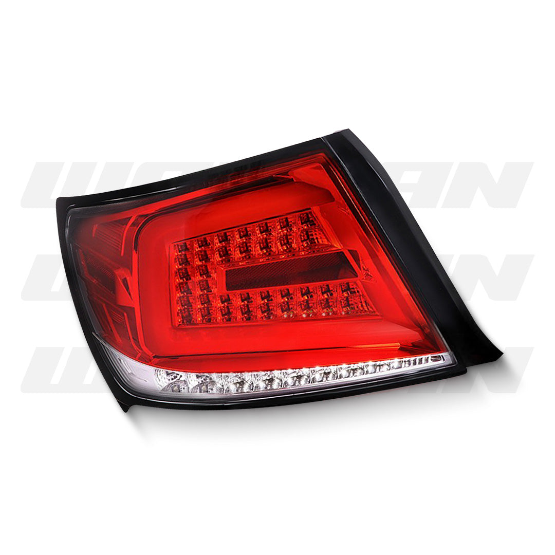 Subaru Impreza GR (2008 - 2013) Sequential Clear Red LED Tail Lights LH + RH