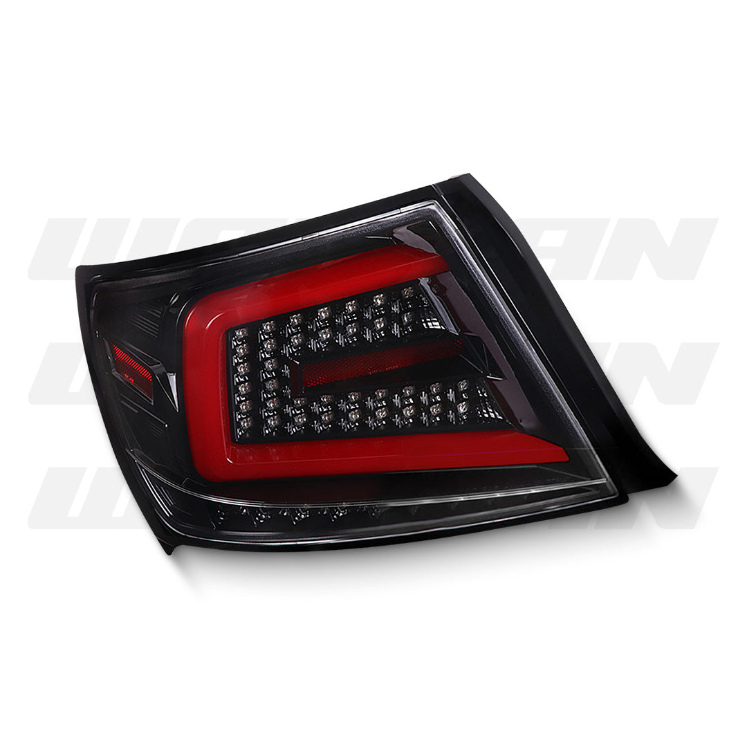 Subaru Impreza GR (2008 - 2013) Sequential Jet Black LED Tail Lights LH + RH