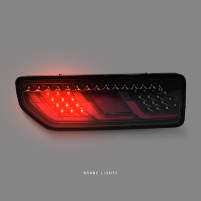 Suzuki Jimny JB74 (2018 - 2024) Sequential Black Red 3D Full LED Indicator Tail Lights LH + RH