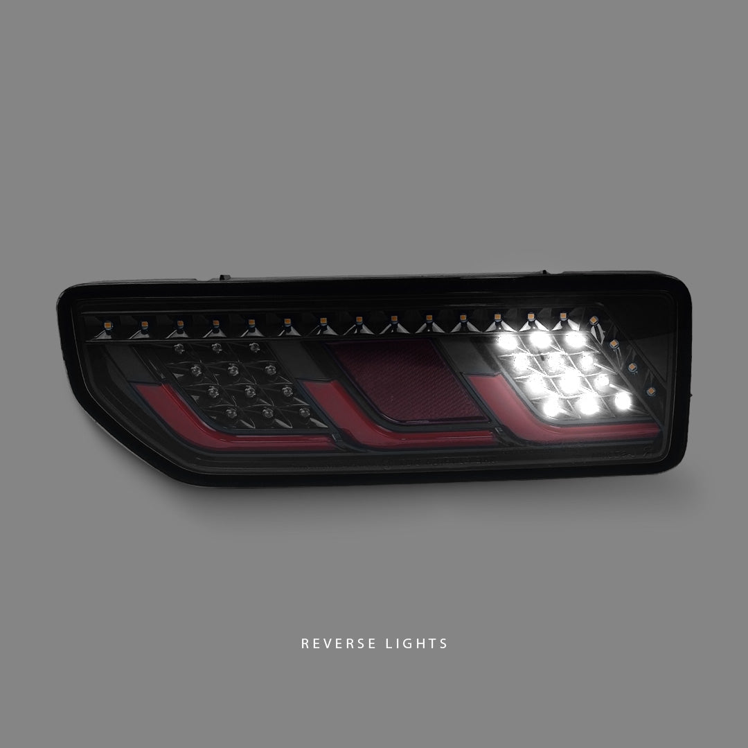 Suzuki Jimny JB74 (2018 - 2024) Sequential Black Red 3D Full LED Indicator Tail Lights LH + RH