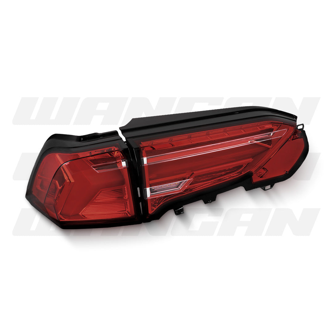 Toyota RAV4 XA50 (2019 - 2023) Sequential Smoke Red 3D LED Dynamic Signal Tail Lights LH + RH