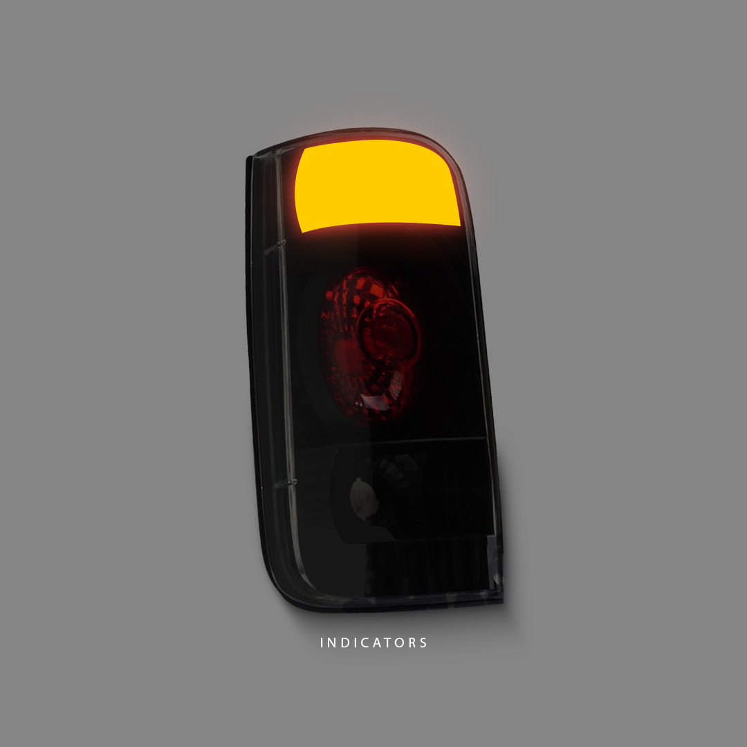 Toyota HiAce H50 / H60 / H70 / H100 (1989 - 2003) Black Edition Tail Lights LH + RH