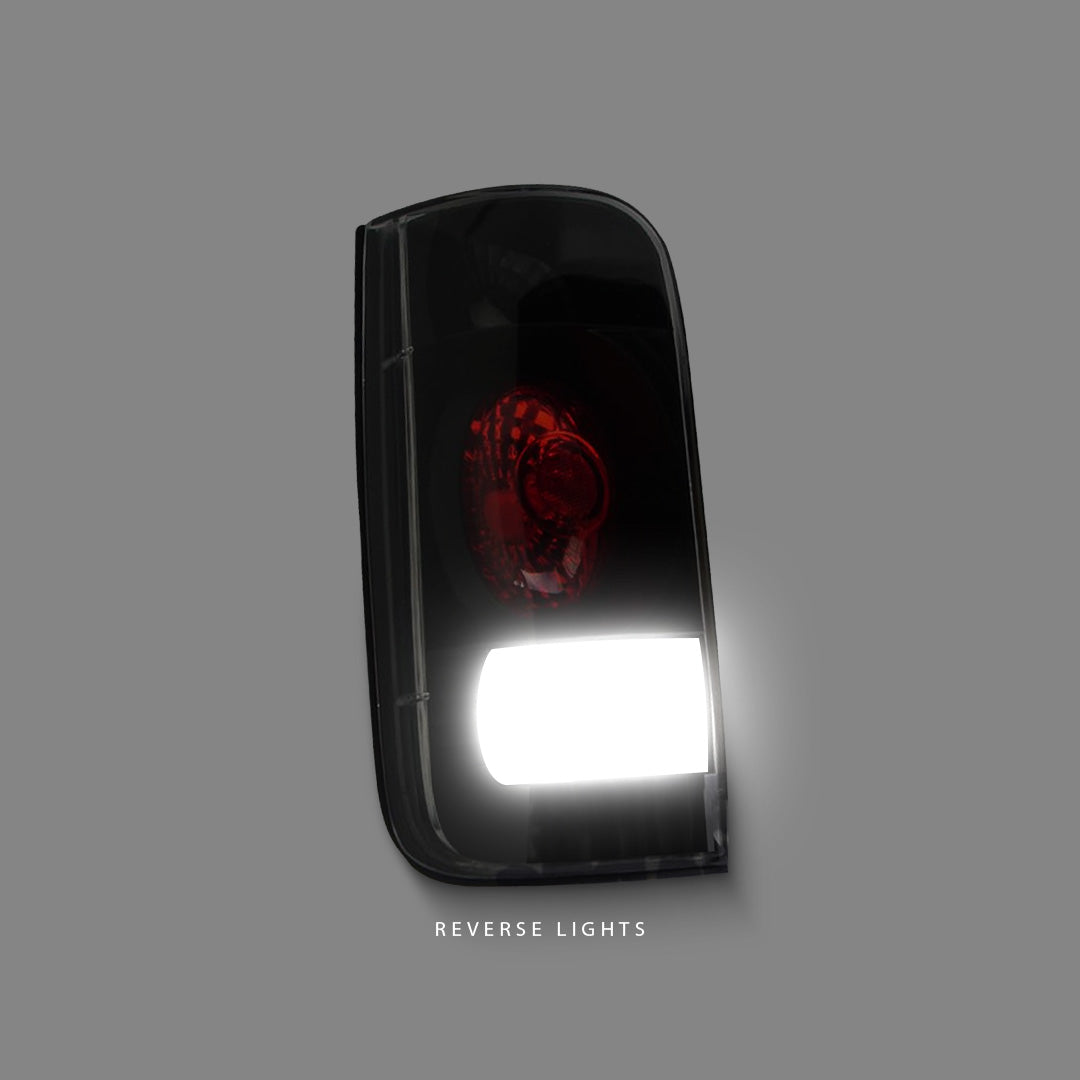 Toyota HiAce H50 / H60 / H70 / H100 (1989 - 2003) Black Edition Tail Lights LH + RH