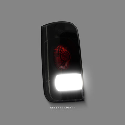 Toyota HiAce H50 / H60 / H70 / H100 (1989 - 2003) Black Edition Tail Lights LH + RH
