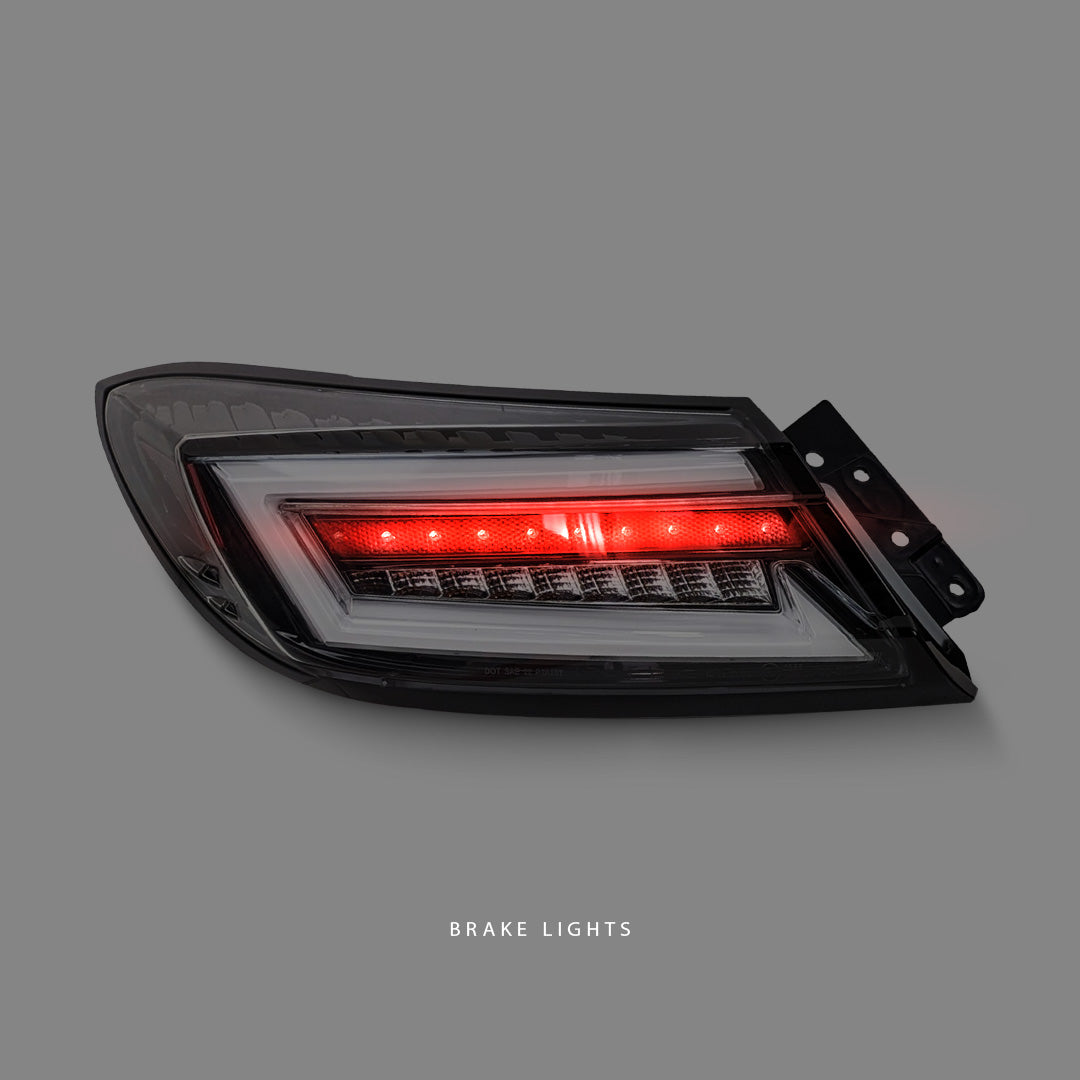 Subaru BRZ 2nd Gen (2022 - 2023) Sequential Black LED Dynamic Tail Lights LH + RH