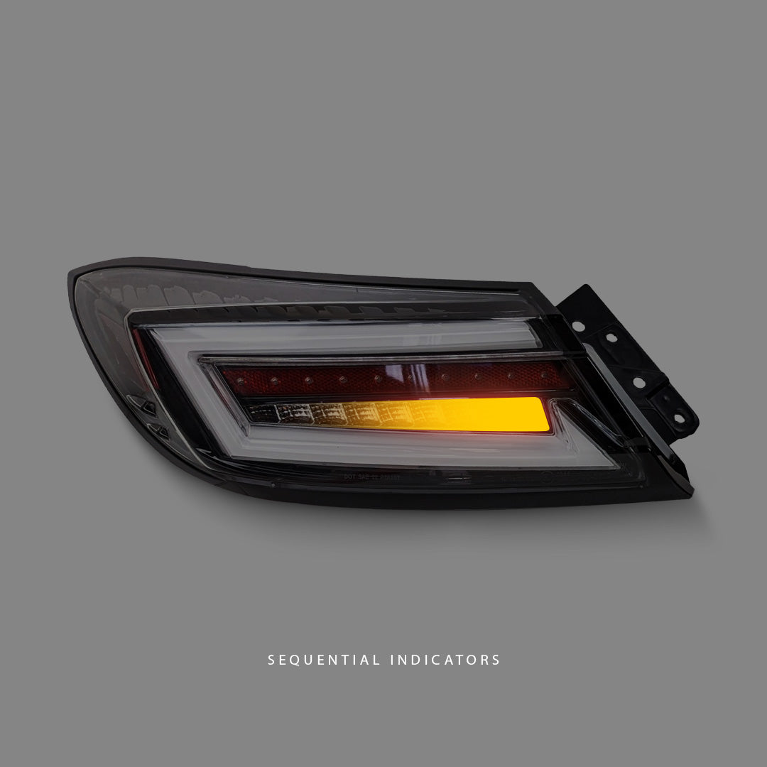 Subaru BRZ 2nd Gen (2022 - 2023) Sequential Black LED Dynamic Tail Lights LH + RH