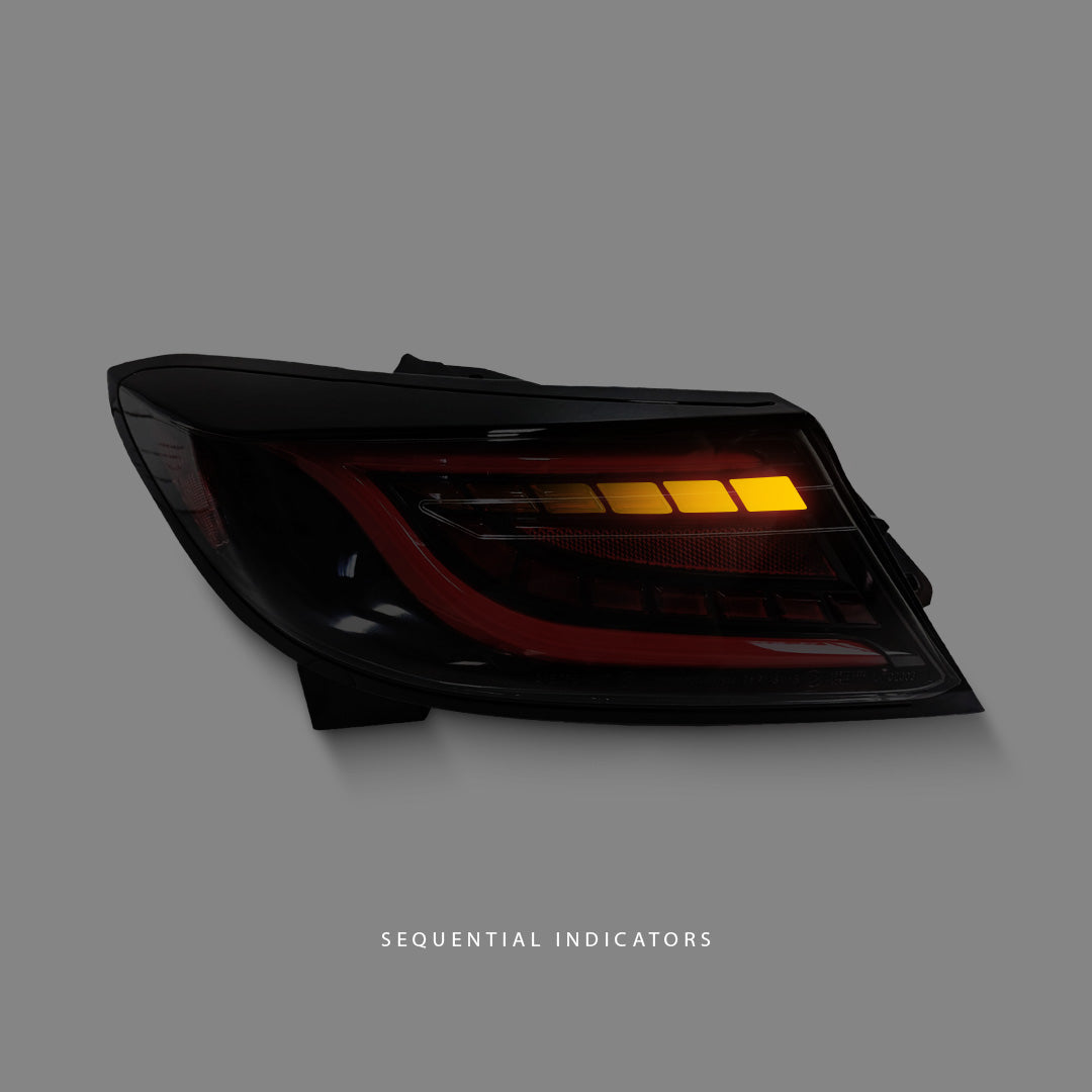 Toyota GR86 (2022 - 2023) Sequential Black Red LED Tail Lights LH + RH