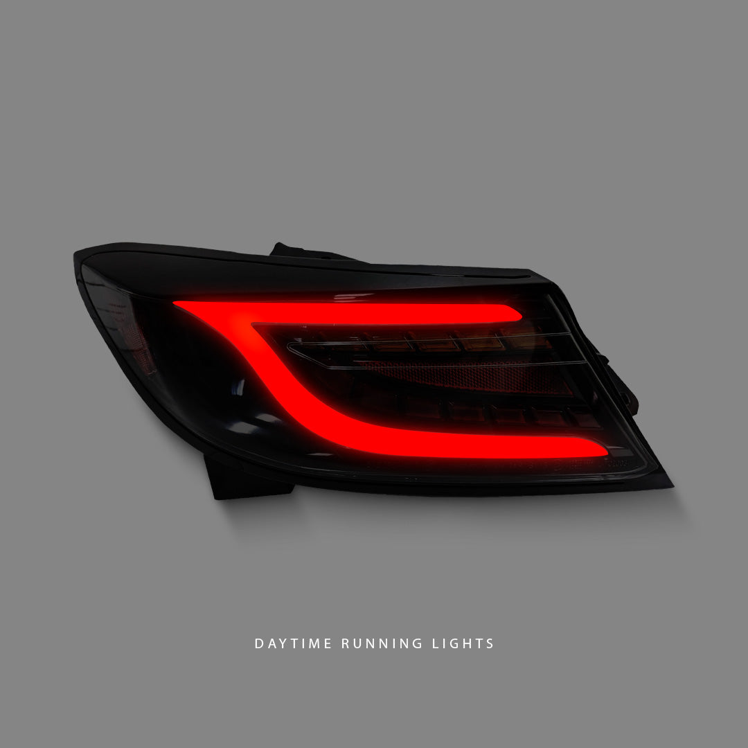 Subaru BRZ 2nd Gen (2022 - 2023) Sequential Black White LED Dynamic Tail Lights LH + RH