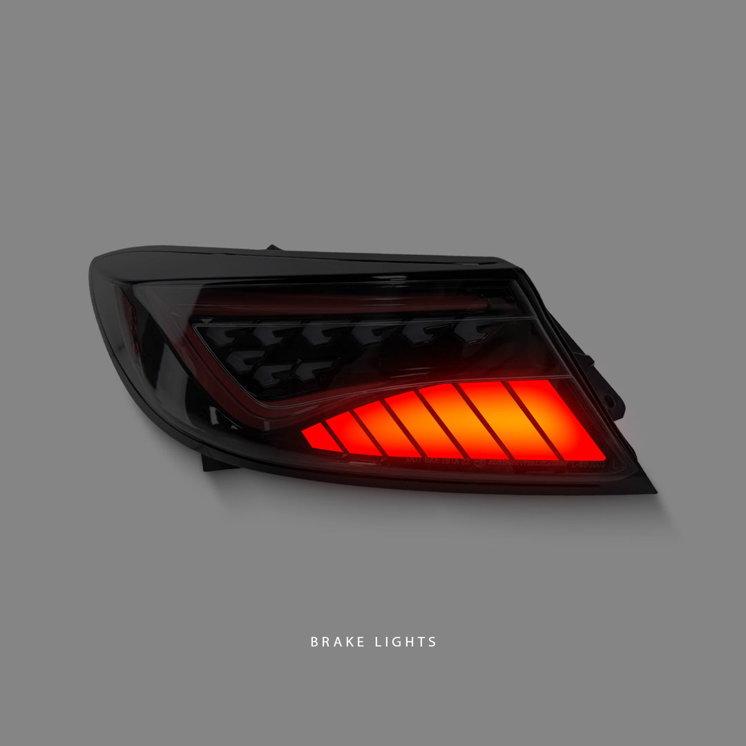 Subaru BRZ 2nd Gen (2022 - 2023) Sequential Black Edition LED Dynamic Tail Lights LH + RH