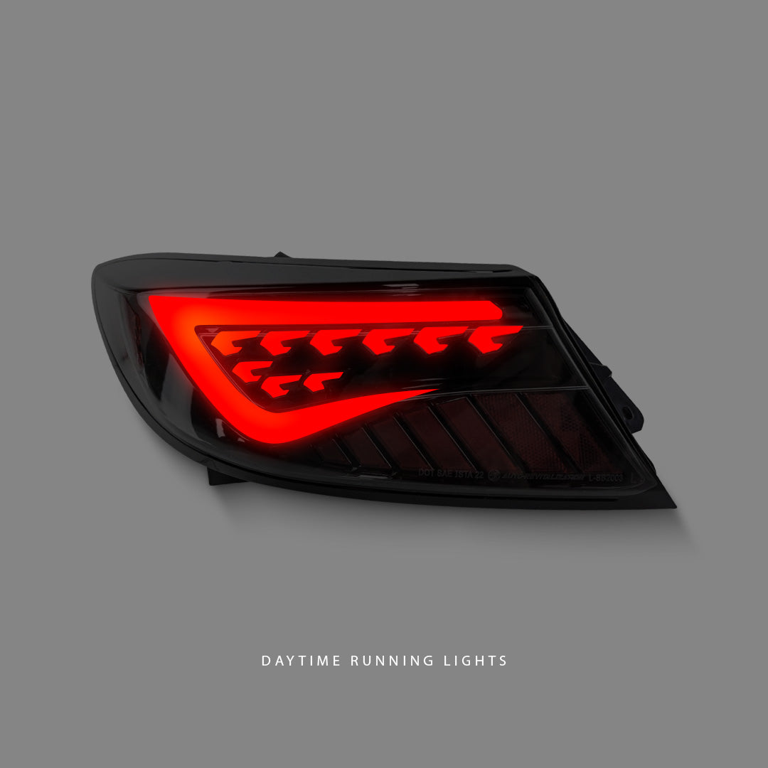 Subaru BRZ 2nd Gen (2022 - 2023) Sequential Black Edition LED Dynamic Tail Lights LH + RH