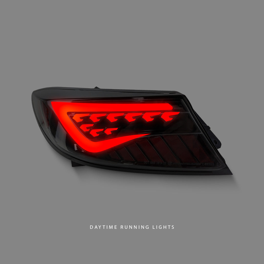 Subaru BRZ 2nd Gen (2022 - 2023) Sequential Smoke Black LED Dynamic Tail Lights LH + RH
