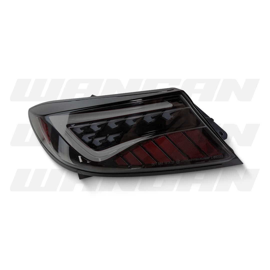 Subaru BRZ 2nd Gen (2022 - 2023) Sequential Smoke Black LED Dynamic Tail Lights LH + RH