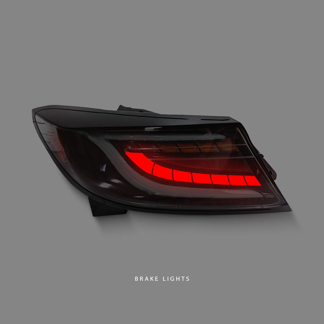 Subaru BRZ 2nd Gen (2022 - 2023) Sequential Smoke Black LED Dynamic Tail Lights LH + RH