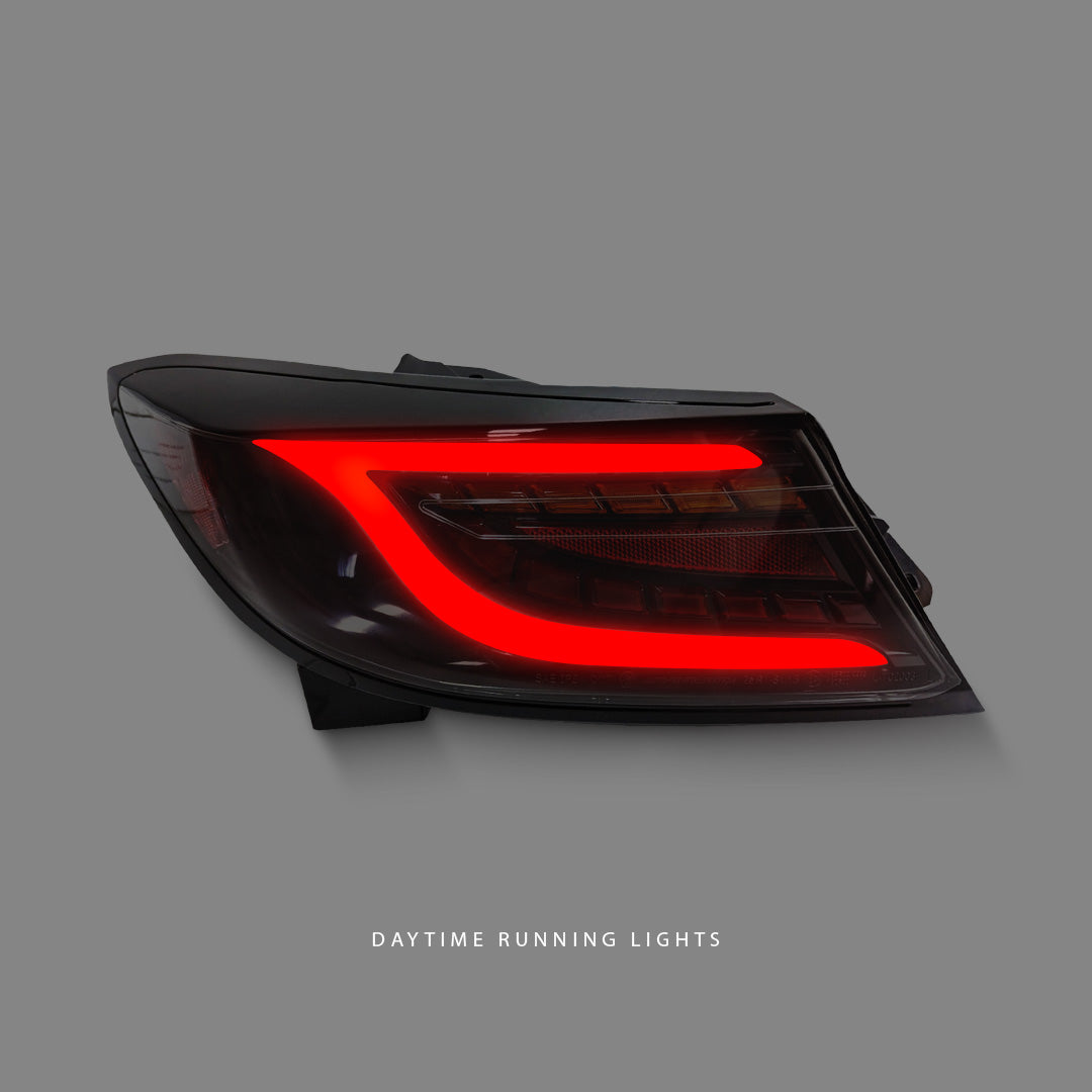 Subaru BRZ 2nd Gen (2022 - 2023) Sequential Smoke Black LED Dynamic Tail Lights LH + RH