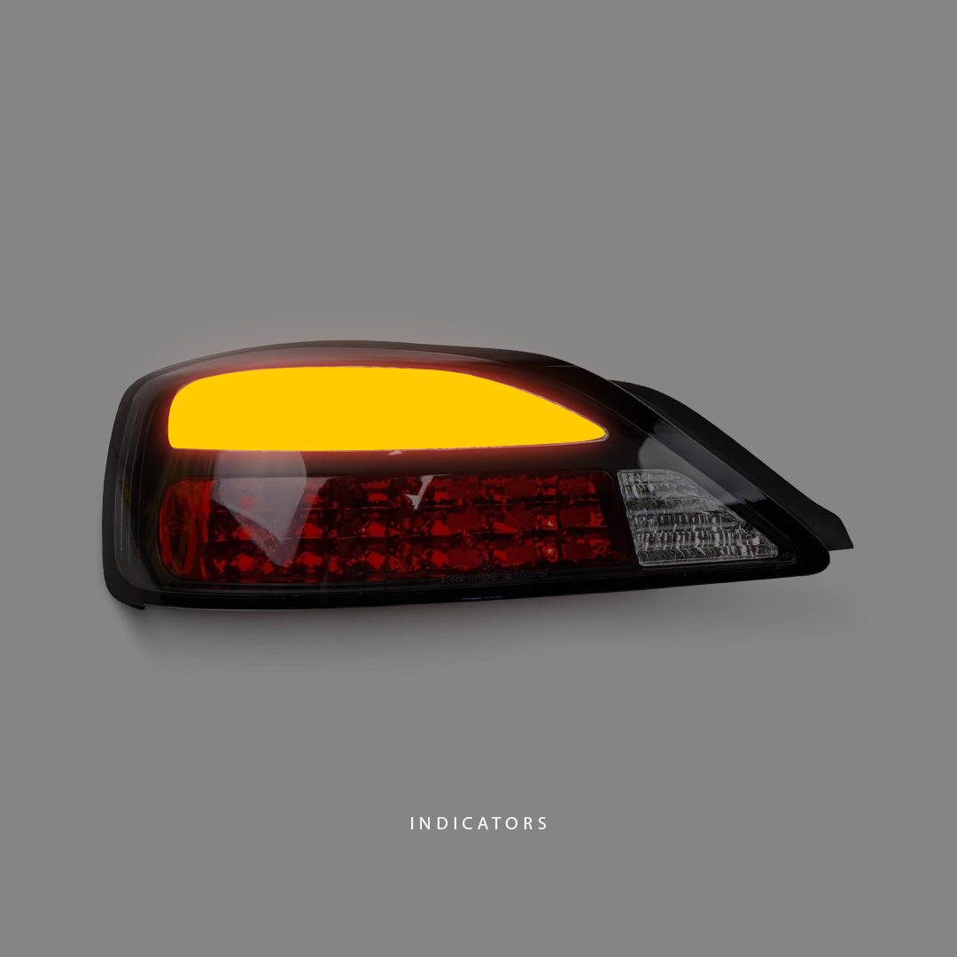 Nissan 200SX S15 (1999 - 2002) Black LED Tail Lights LH + RH