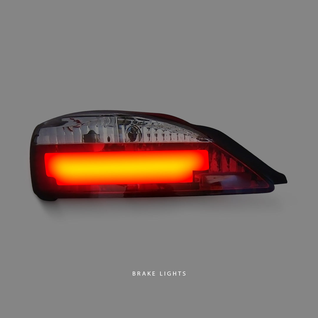 Nissan 200SX S15 (1999 - 2002) Clear Red LED Tail Lights LH + RH