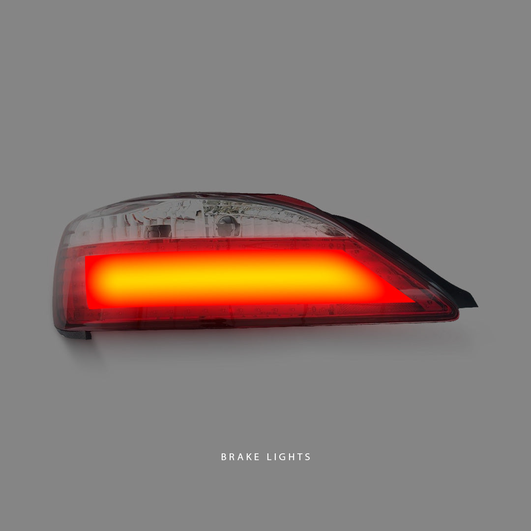 Nissan Silvia S15 (1999 - 2002) Clear Red Tail Lights LH + RH
