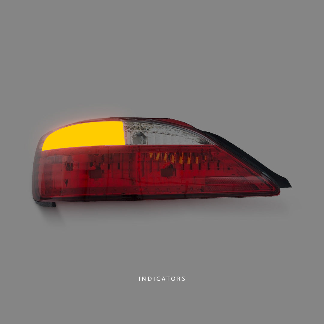 Nissan Silvia S15 (1999 - 2002) Clear Red Tail Lights LH + RH