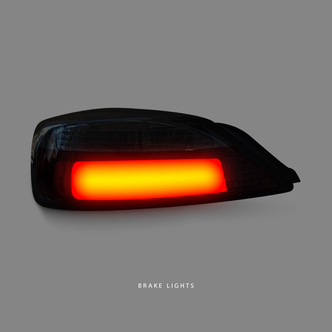 Nissan 200SX S15 (1999 - 2002) Smoke Red Tail Lights LH + RH