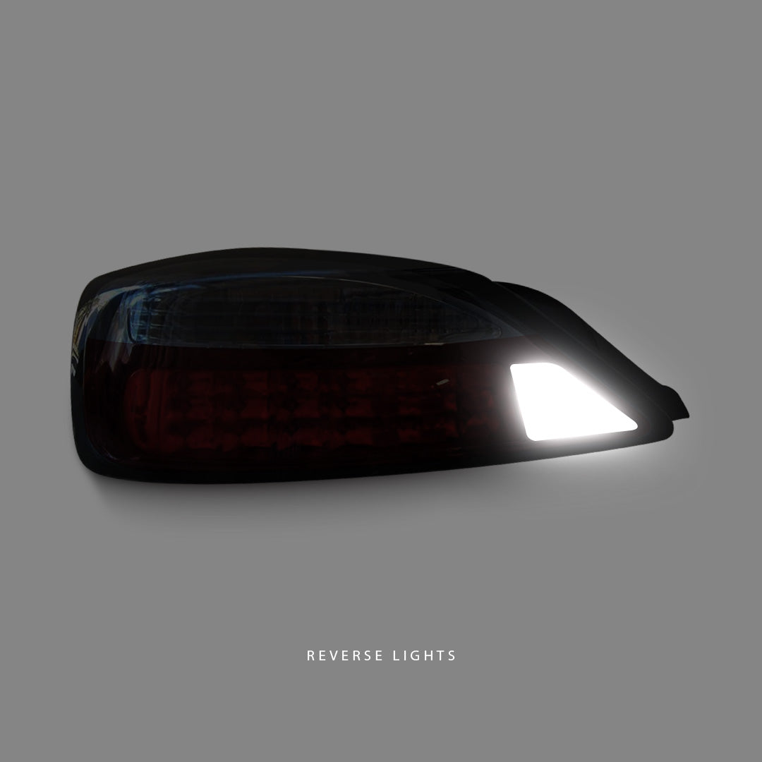 Nissan 200SX S15 (1999 - 2002) Smoke Red Tail Lights LH + RH