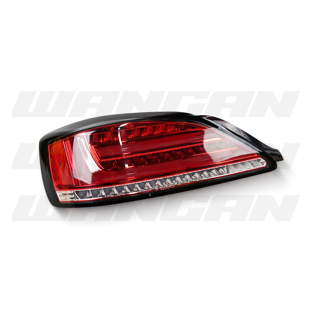 Nissan Silvia S15 (1999 - 2002) Sequential Clear Red Fiber LED Tail Lights LH + RH