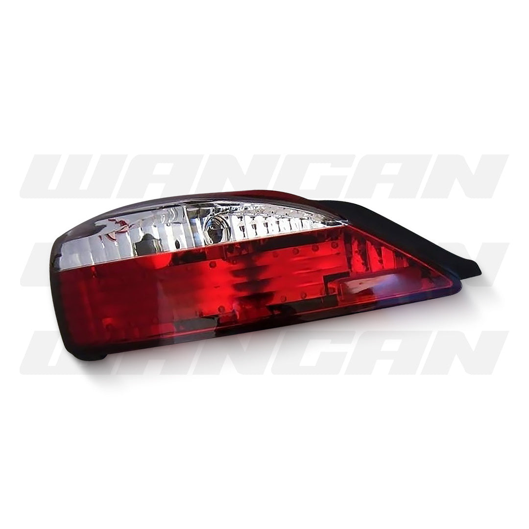 Nissan 200SX S15 (1999 - 2002) Clear Red LED Tail Lights LH + RH