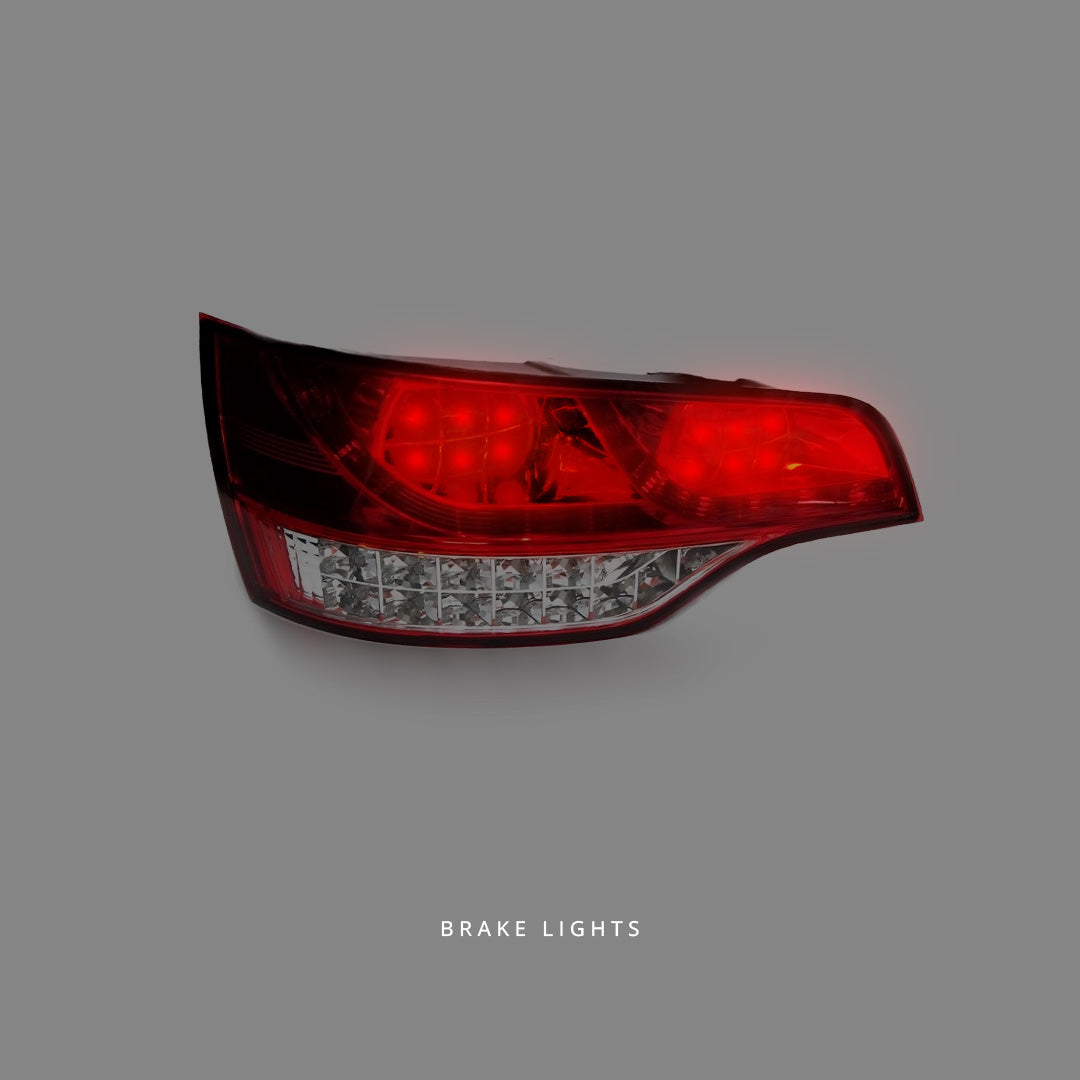 Audi Q7 4L (2005 - 2011) Smoke Red LED Tail Lights LH + RH