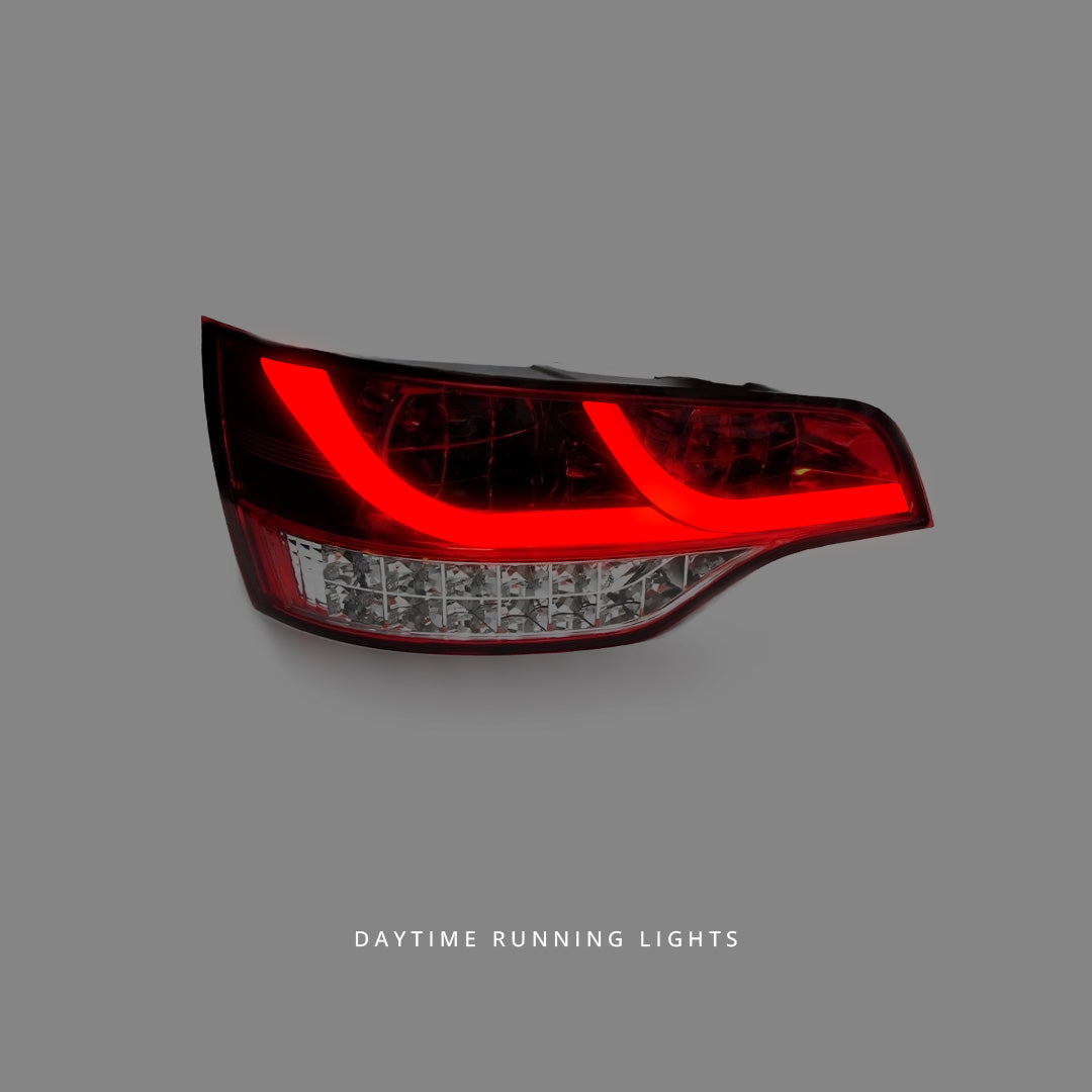 Audi Q7 4L (2005 - 2011) Smoke Red LED Tail Lights LH + RH