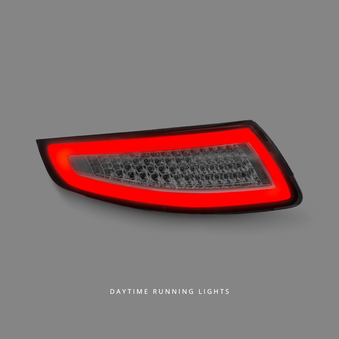 Porsche 911 997.1 (2005 - 2008) Sequential Clear Red Full LED Tail Lights LH + RH