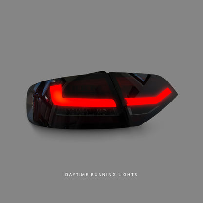 Audi A4 B8 (2009 - 2013) Smoke Red 3D Full LED Tail Lights LH + RH