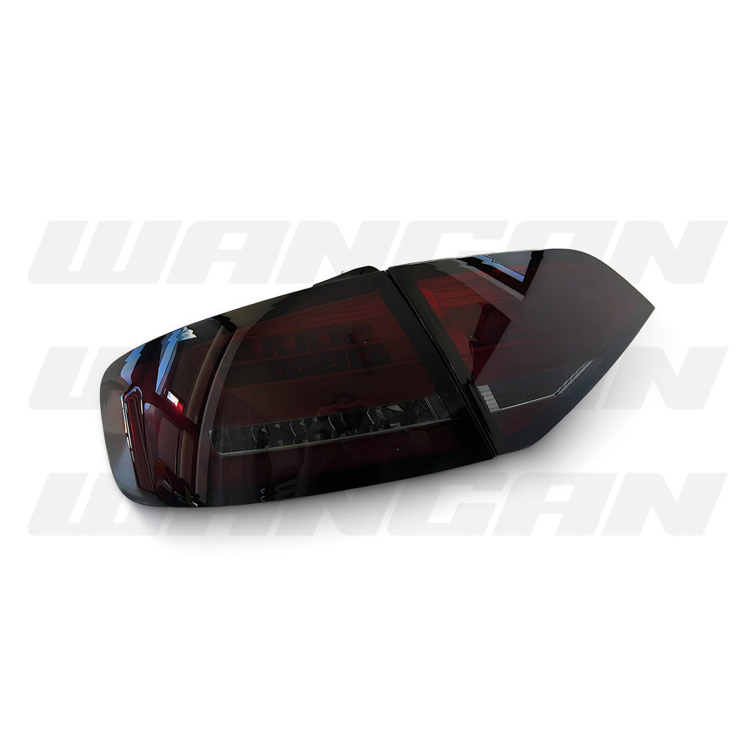 Audi A4 B8 (2009 - 2013) Smoke Red 3D Full LED Tail Lights LH + RH