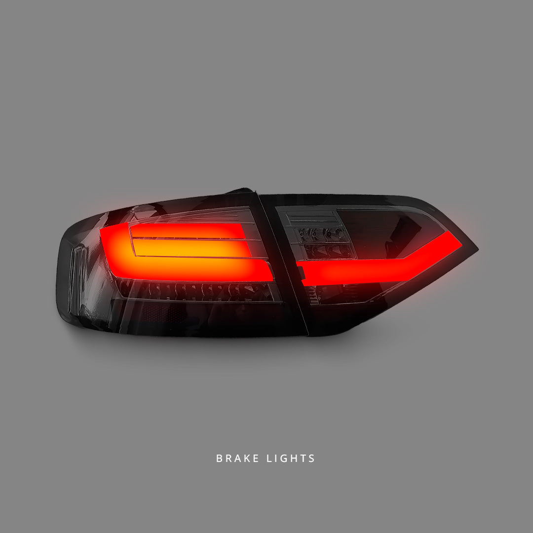 Audi A4 B8 (2009 - 2013) Smoke 3D Full LED Tail Lights LH + RH