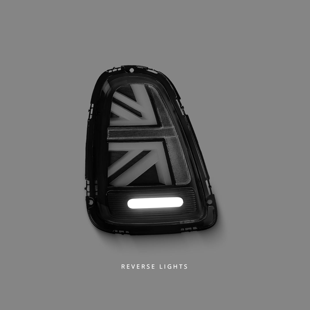 Mini Cooper R56 / R57 / R58 / R59 (2007 - 2011) Sequential Clear LED Indicator Tail Lights LH + RH