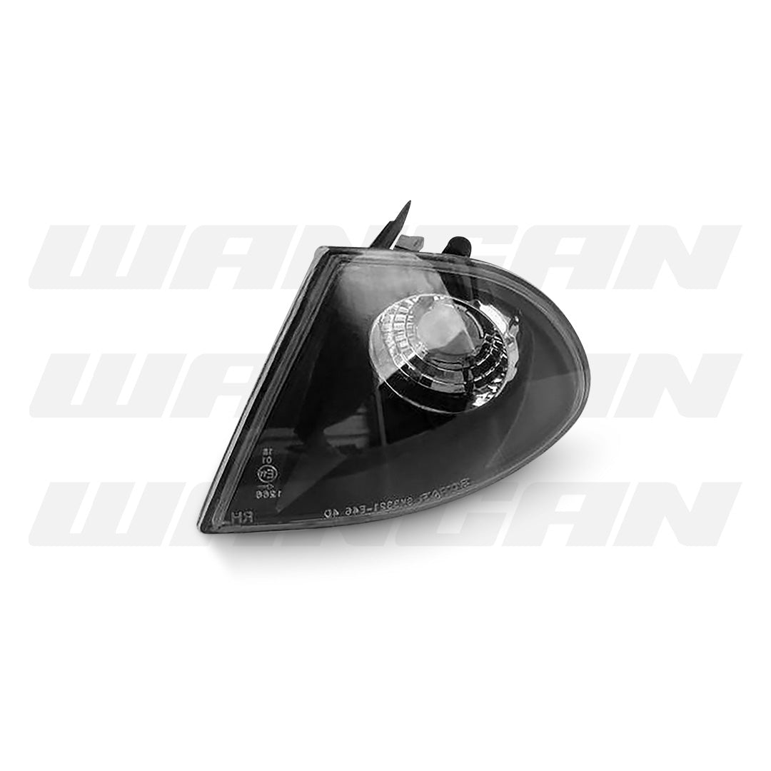 BMW 3-Series E46 Sedan (1998 - 2001) Black Front Corner Lights LH + RH