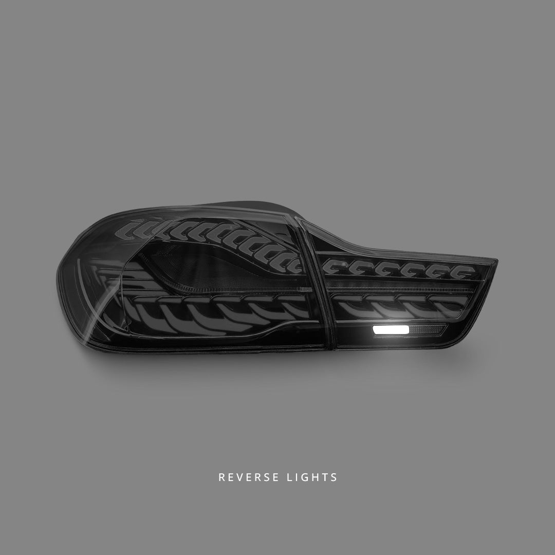 BMW 4-Series F32 / F33 / F82 / F83 / M4 (2014 - 2020) Sequential Smoke 3D OLED Tail Lights LH + RH