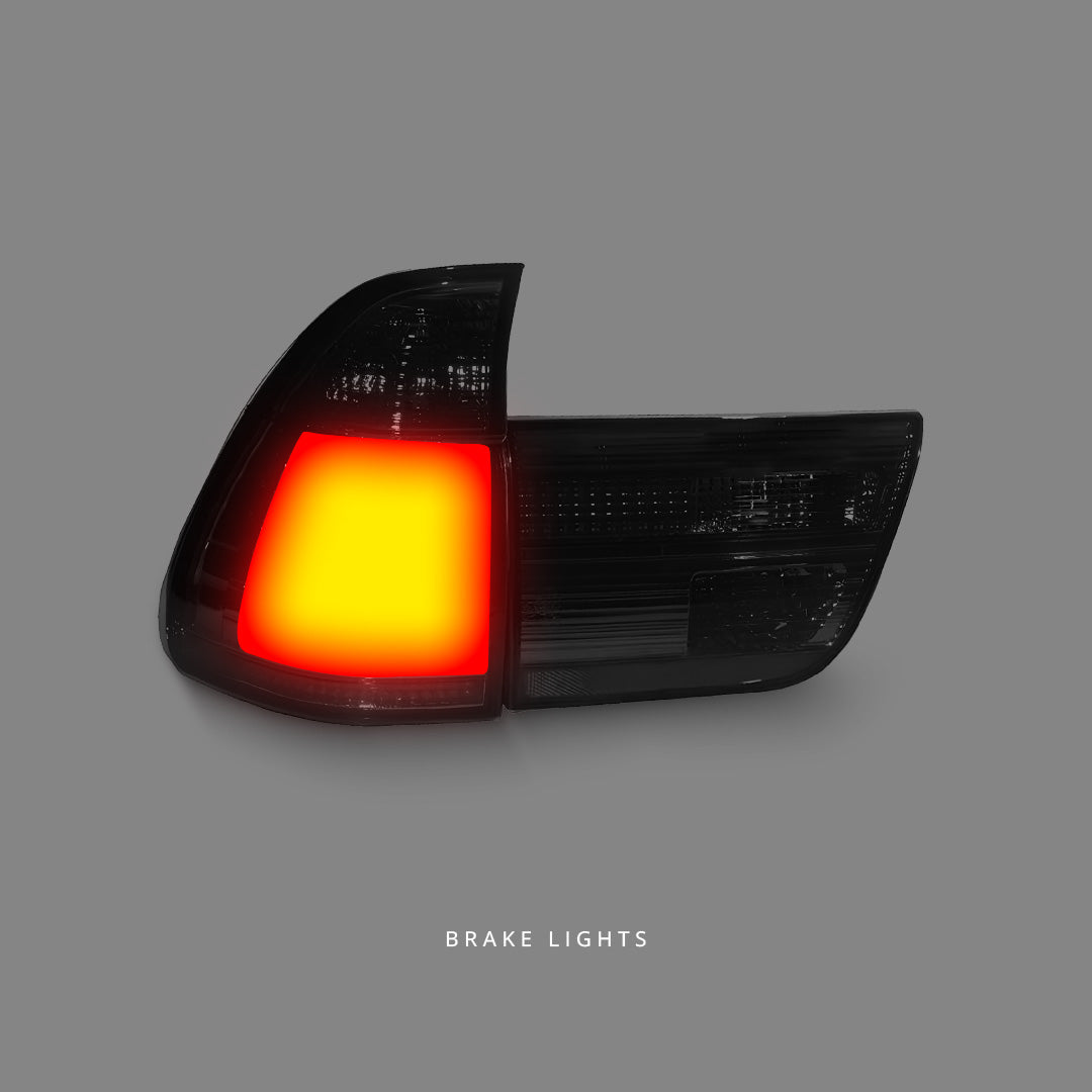BMW X5 E53 (1999 - 2002) Smoke LED Tail Lights LH + RH