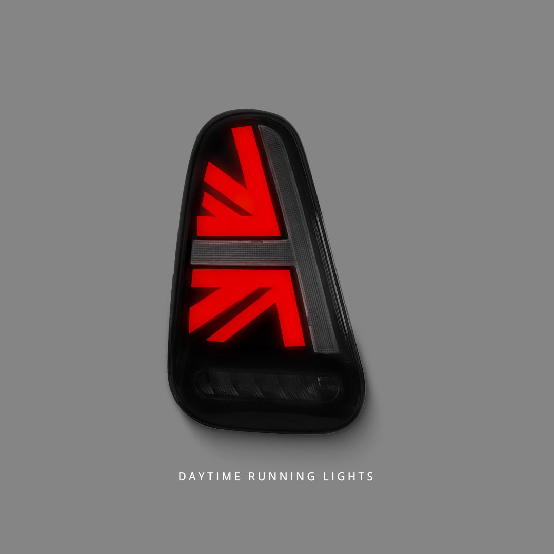 Mini Cooper R50 / R52 / R53 (2001 - 2006) Sequential Smoked LED Tail Lights LH + RH