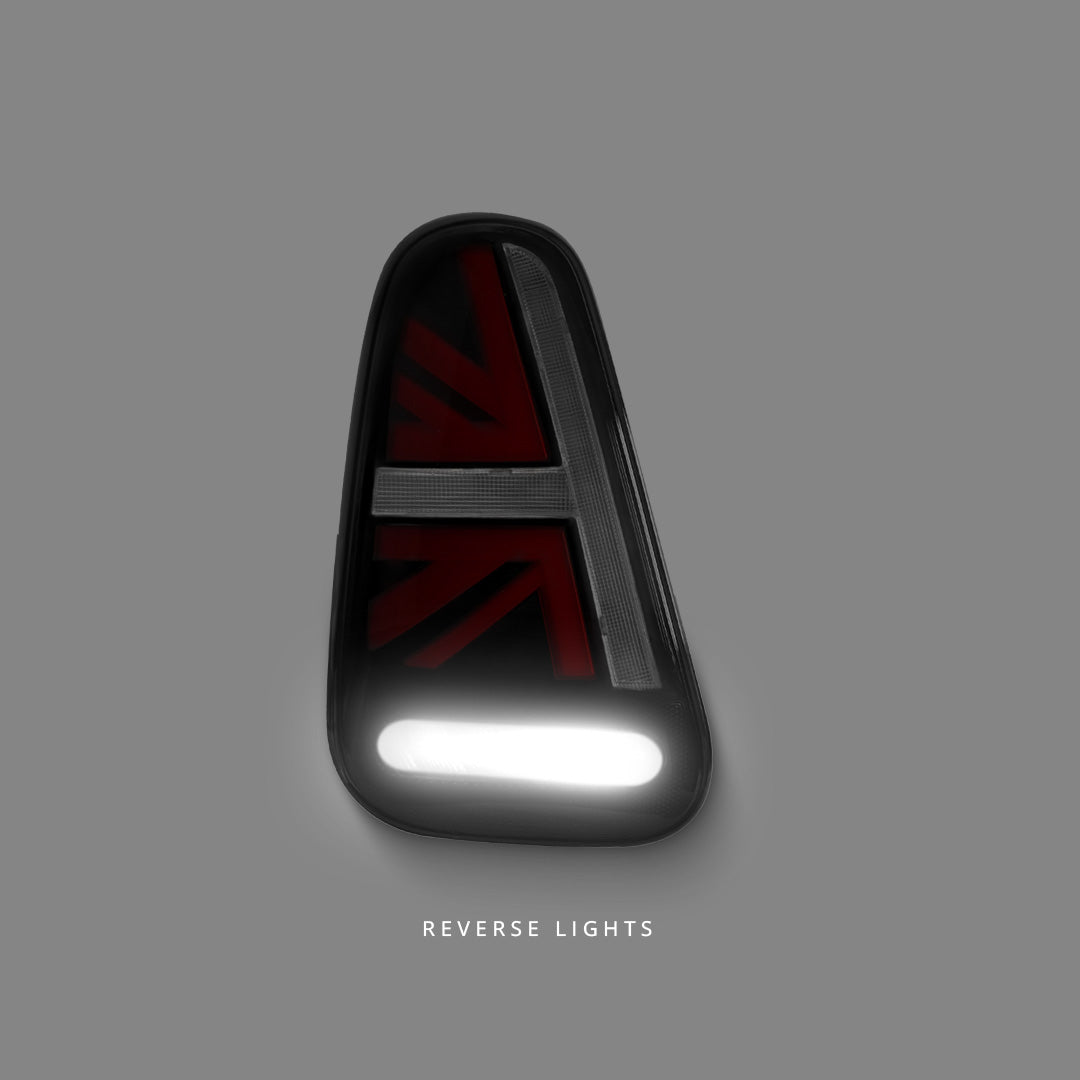 Mini Cooper R50 / R52 / R53 (2001 - 2006) Sequential Smoked LED Tail Lights LH + RH
