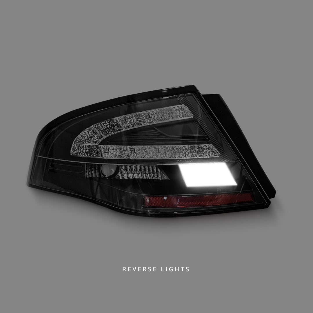 Ford Falcon FG (2008 - 2014) Black LED Tail Lights LH + RH