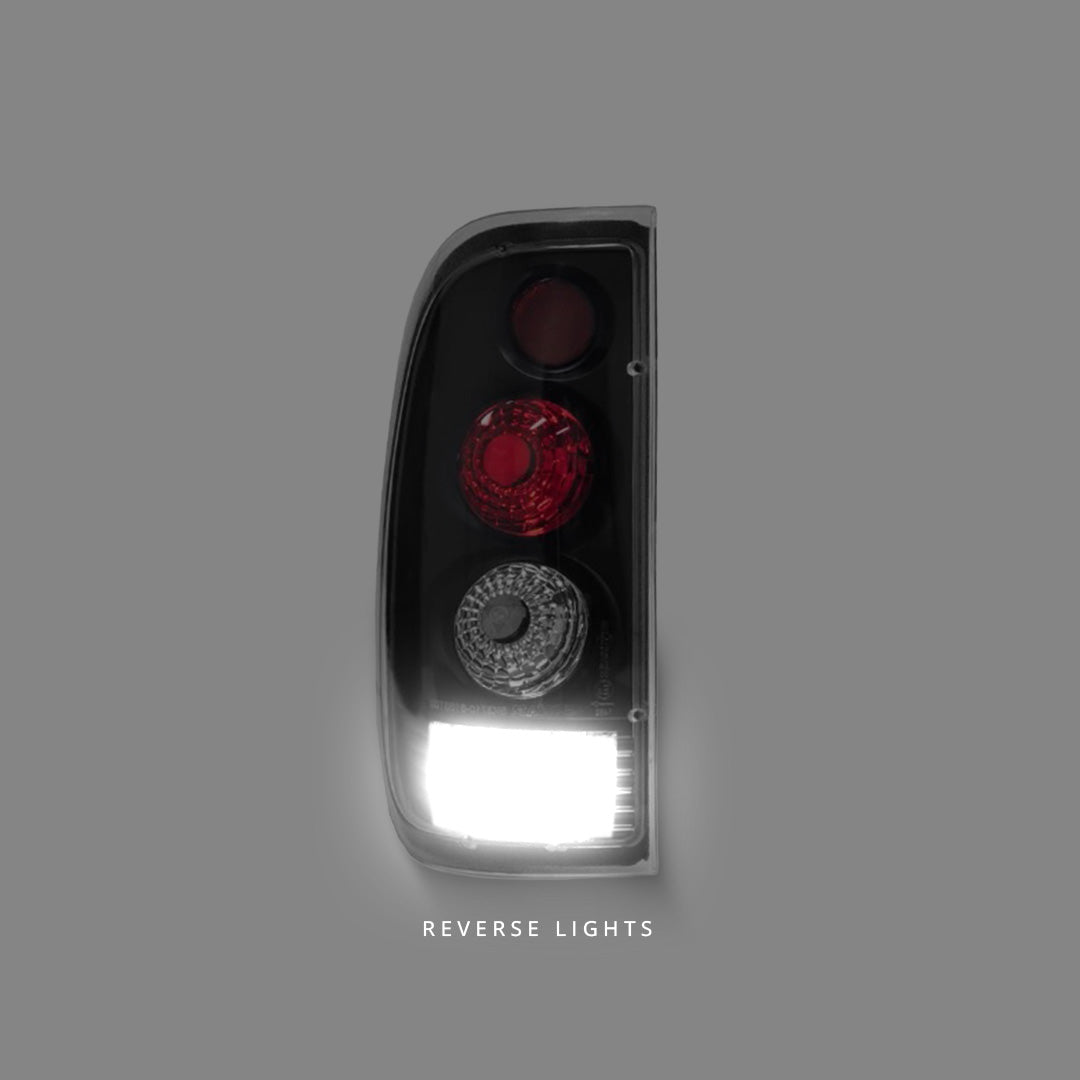 Ford Falcon BA / BF (2002 - 2007) Black Altezza Tail Lights LH + RH